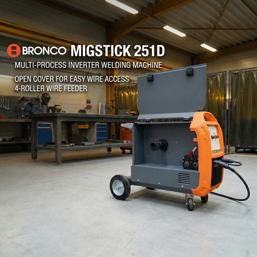 MIGSTICK 251D ตู้เชื่อมMIG/MAGพร้อมฟีดเดอร์ในเครื่อง - Image 2