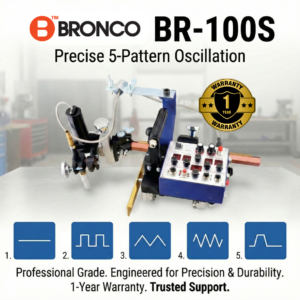 BRONCO BR-100S เต่าเชื่อมท่อ/ถัง หัวเชื่อมส่ายอัตโนมัติ